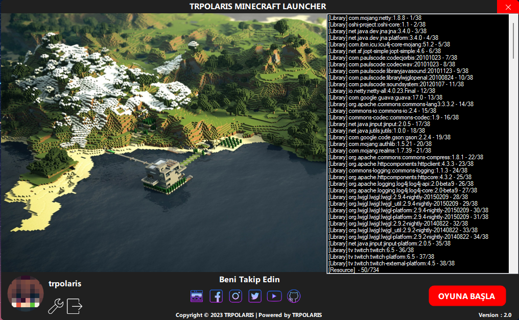 Custom Minecraft Launcher