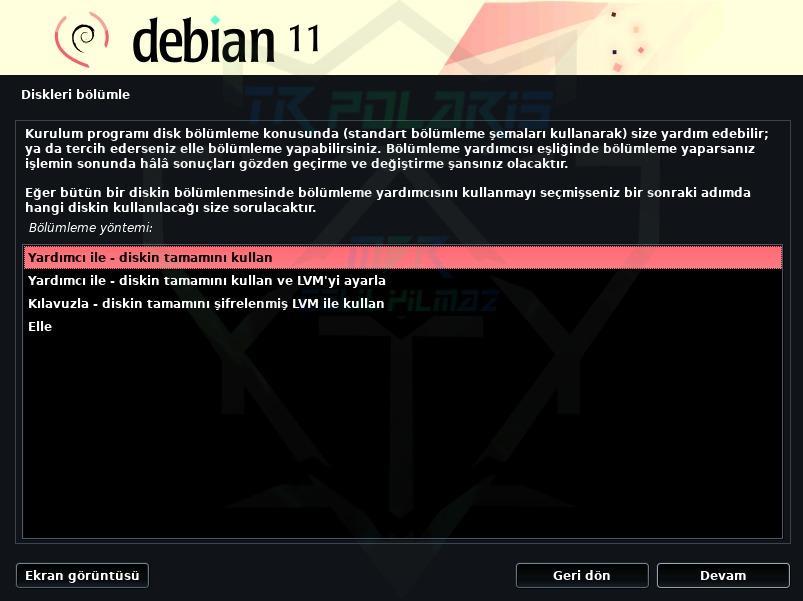23-debian-diskleri-bolumle